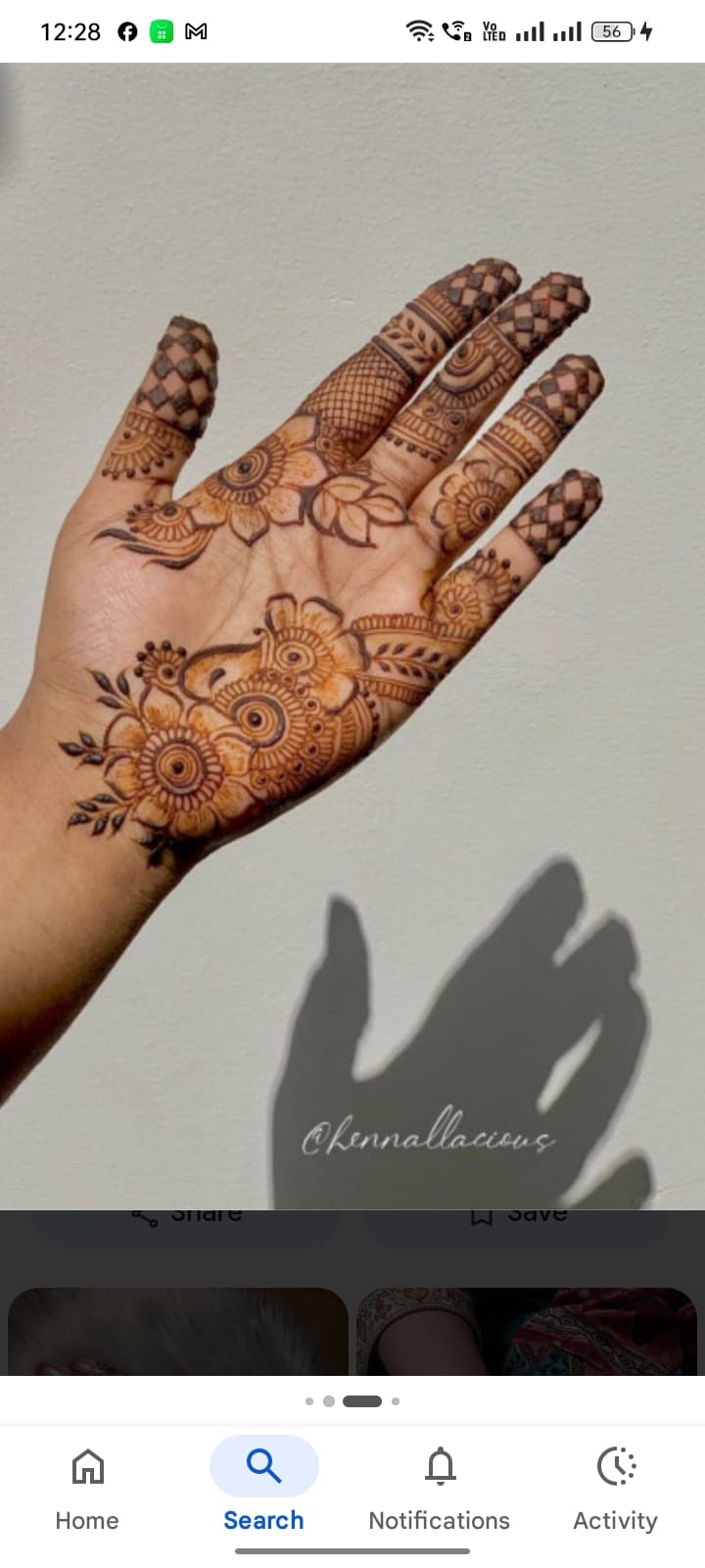 Mahak mehandi artist